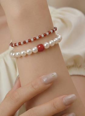 施家珍珠手链显贵温柔提气质