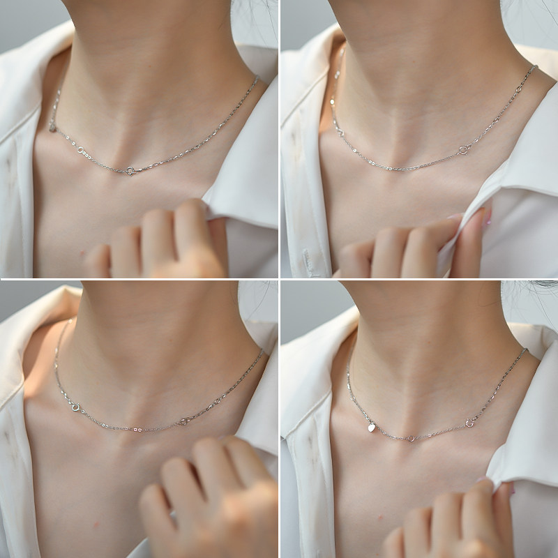 项链延长链条手链尾链镀18k金双头龙虾扣DIY配件加长链子防掉链条,淘宝优惠券,粉丝福利购,淘宝优惠卷