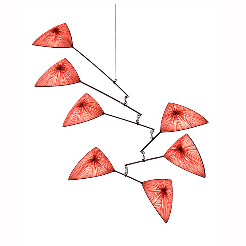 海洋布艺创意个性简约现代客厅餐厅复式楼梯别墅酒店布艺术大吊灯 - 图3