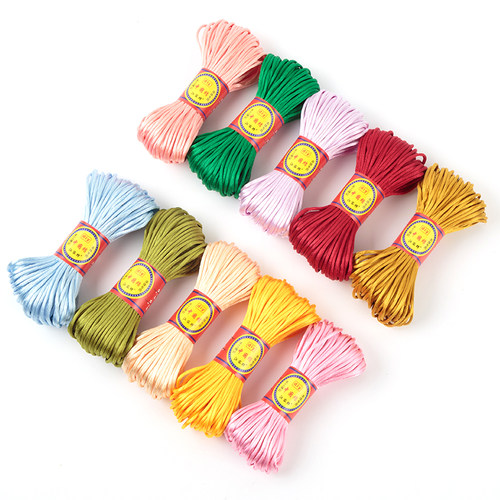 中国结5号线手工编织绳红绳子编绳线手链手绳挂绳挂件拖鞋diy材料 - 图0