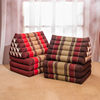 Thai triangular cushion can be folded for easy storage