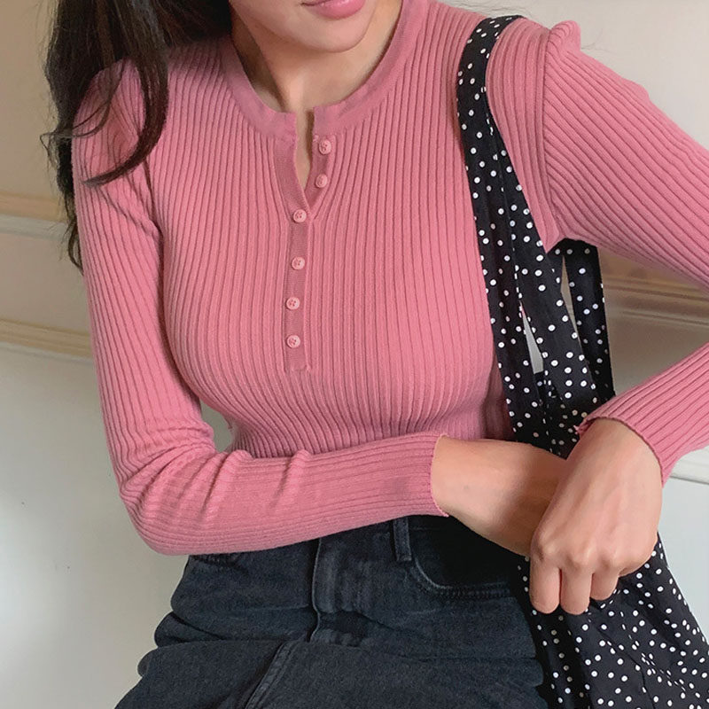 韩国直邮crko2020秋季新款针织衫 thejamy海外T恤