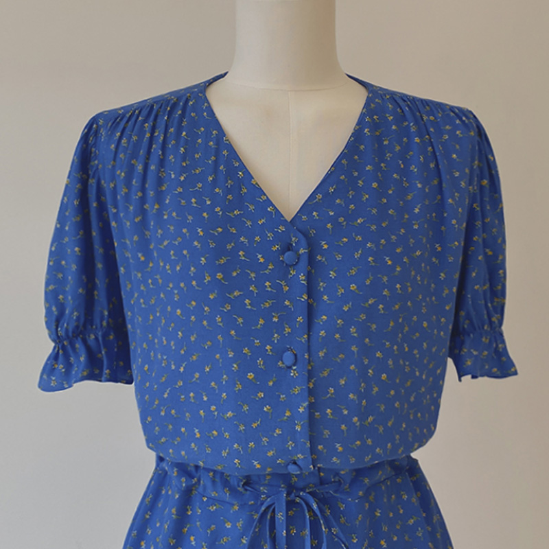 韩国直邮cherrykoko森系长款连衣裙 thejamy海外连衣裙