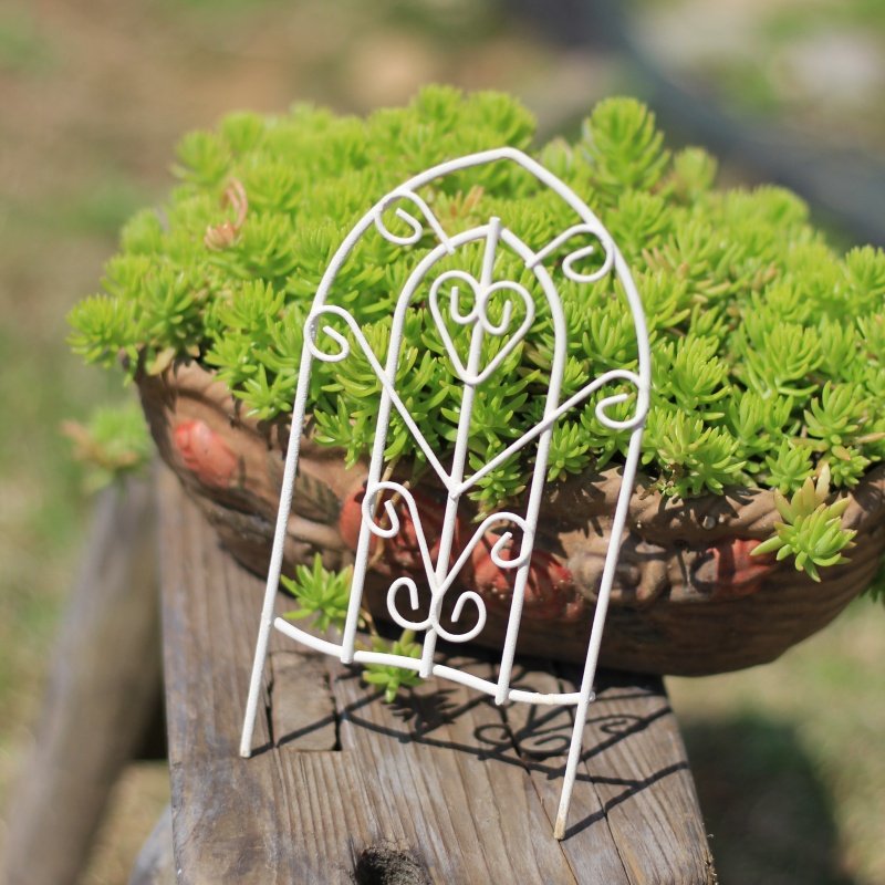 日式ins复古铁艺迷你花盆小装饰微景观造景绿植创意花园杂货栅栏,淘宝优惠券,粉丝福利购,淘宝优惠卷