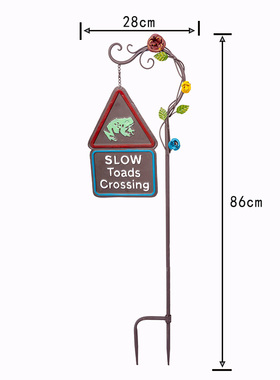花园小路标牌装饰摆件