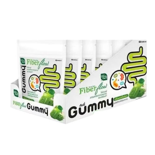 泰国7-11青苹果软糖HandyHerbFiberFlow膳食纤维酵素拉屎清宿便 - 图3