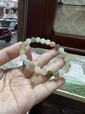 天然和田玉多宝手串 卡8㎜ 质量好