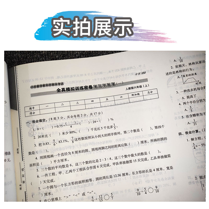 2024春季期末冲刺100分一百分上册四五六年级一二三年级123456下册语文数学英语人教精通版68所名校小学复习试卷北师大版天津-图1