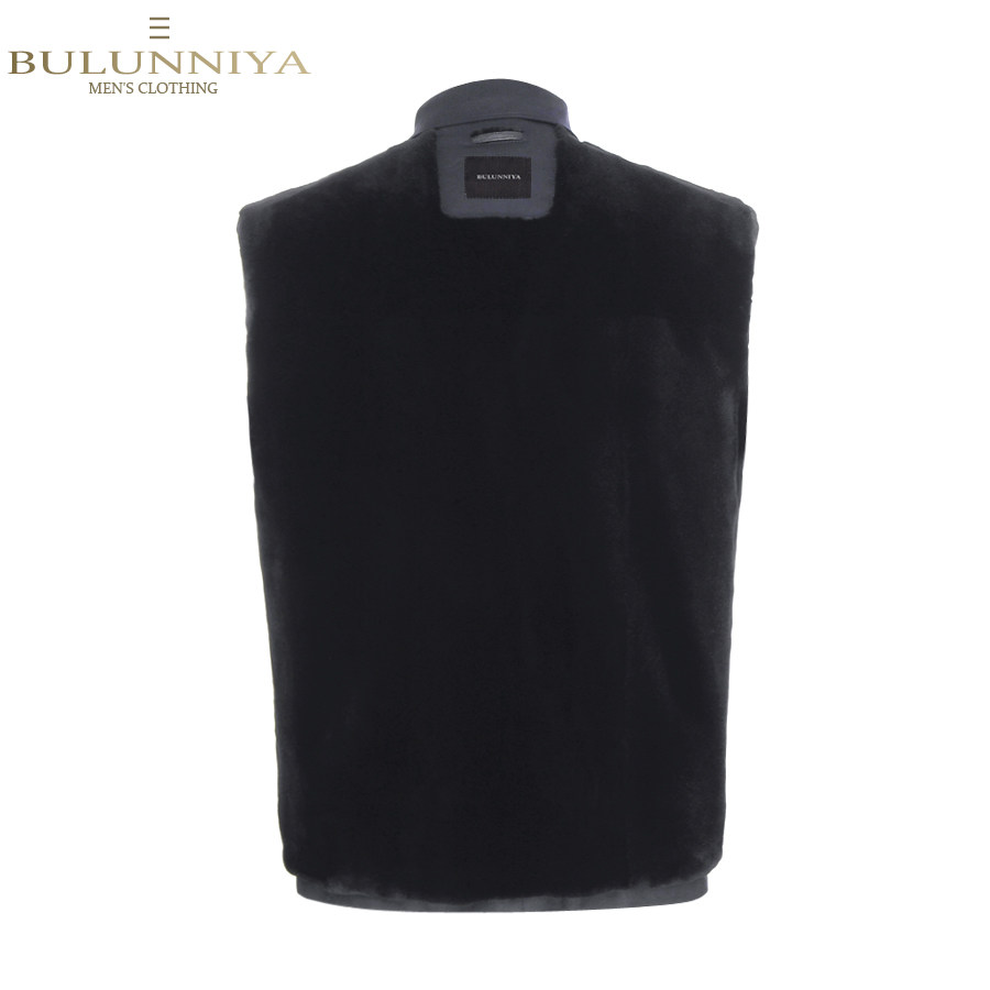 商政男装进口貂绒内胆加厚精纺夹克 布伦尼亚夹克