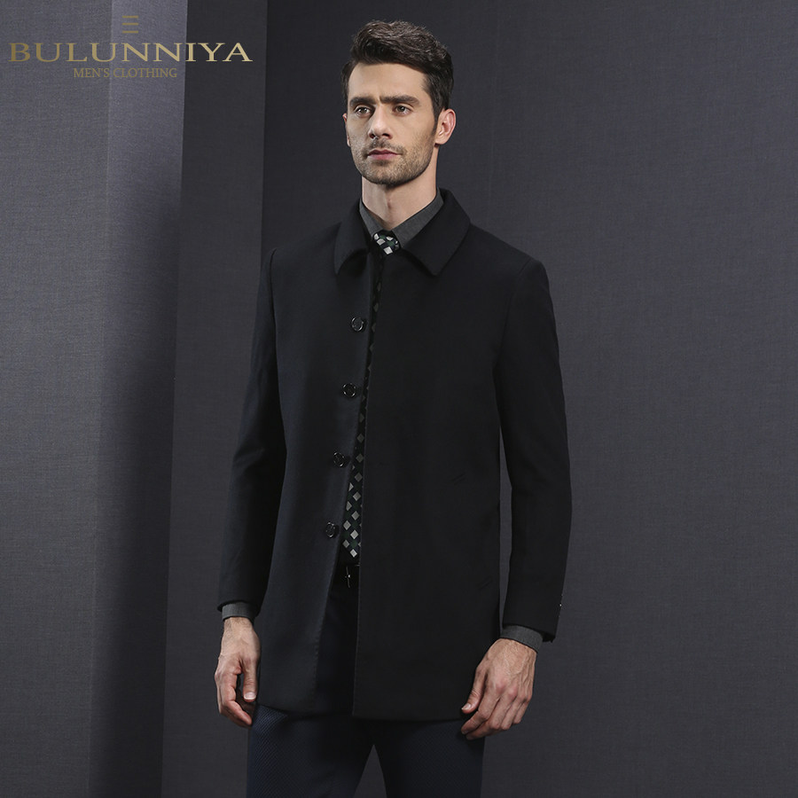  布伦尼亚毛呢大衣