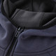 Men's running and fitness hooded fleece sports jacket