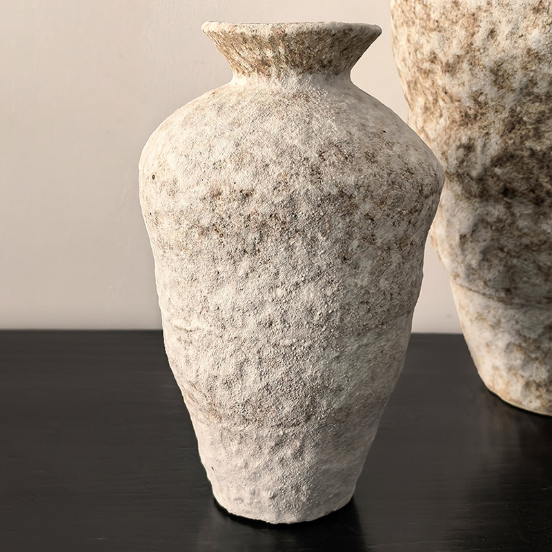 态生活复古景德镇陶瓷花瓶诧寂风手工粗陶罐禅意民宿茶室软装摆件,淘宝优惠券,粉丝福利购,淘宝优惠卷