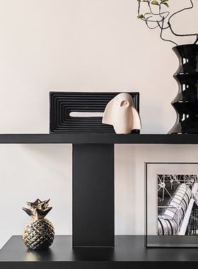 态生活 轻奢风黑金书柜装饰摆件高级感客厅酒柜电视柜家居装饰品