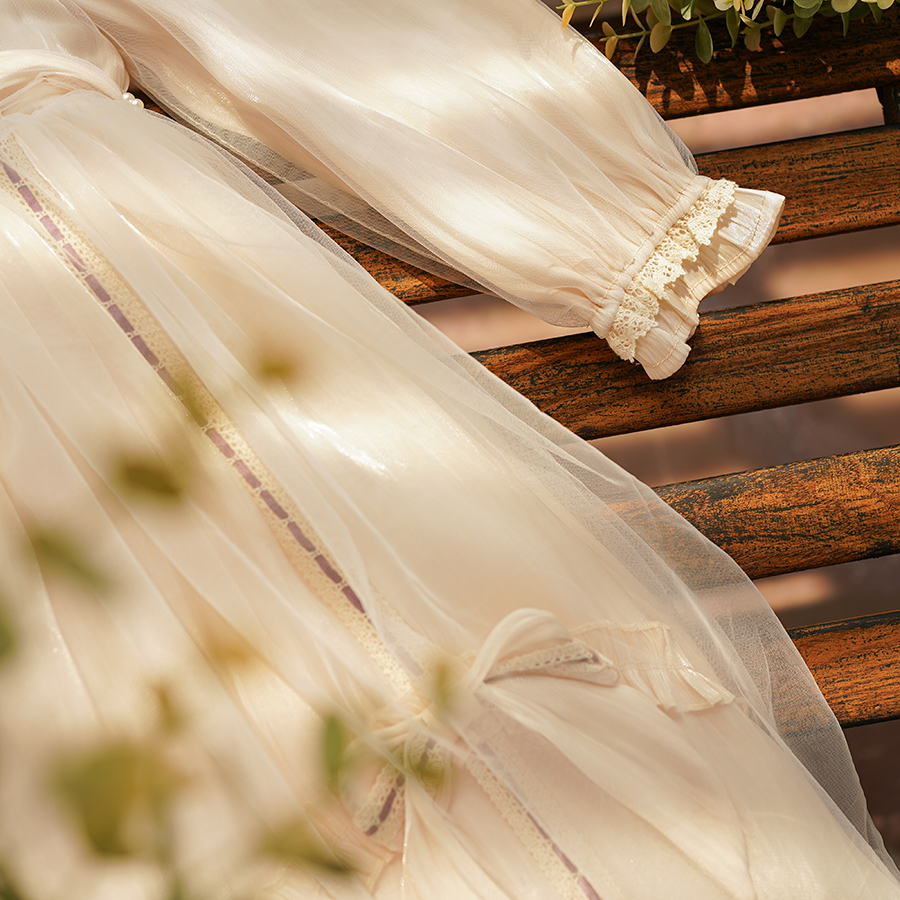 女童洛丽塔连衣裙公主萝莉裙2025秋季女宝宫廷儿童Lolita蓬蓬裙 - 图3