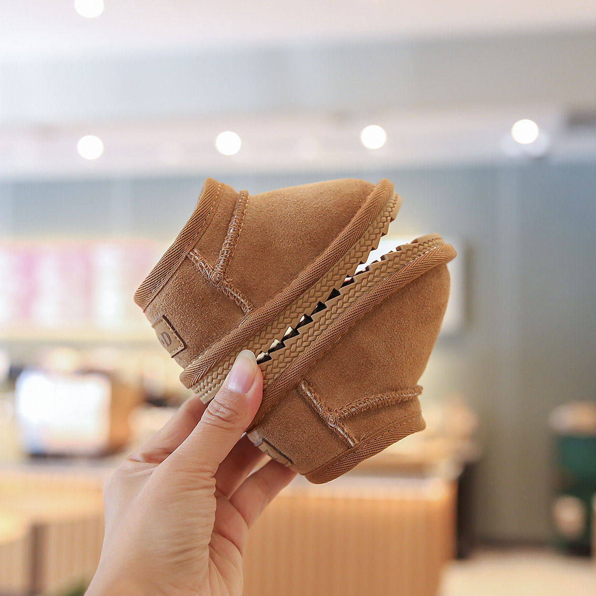 小步点婴儿雪地靴冬季保暖软底女宝宝学步鞋儿童棉鞋防滑男宝鞋子,淘宝优惠券,粉丝福利购,淘宝优惠卷