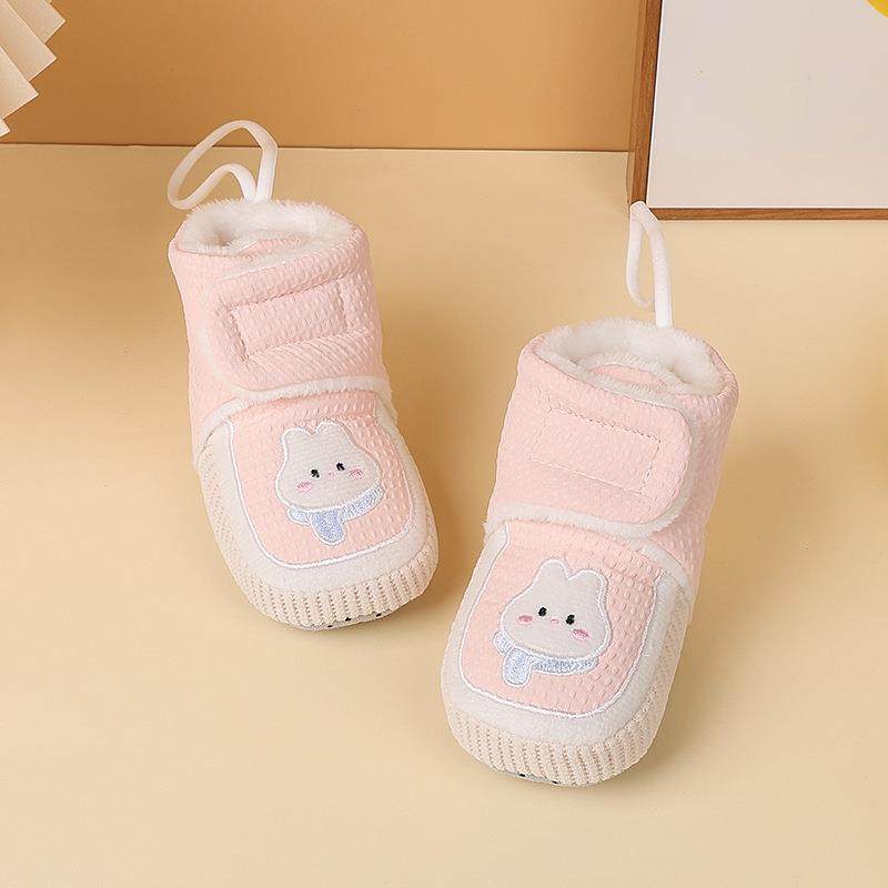 冬季婴儿鞋3—6—12个月防水布魔术贴防掉加厚初新生儿舒适步前鞋,淘宝优惠券,粉丝福利购,淘宝优惠卷