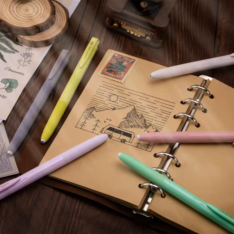 现货日本uni三菱umn155新色限定笔 潮乐办公中性笔