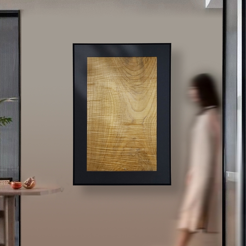 金丝楠木装饰挂画侘寂招财风水摆件玄关客厅背景墙镇宅民宿礼物 - 图1