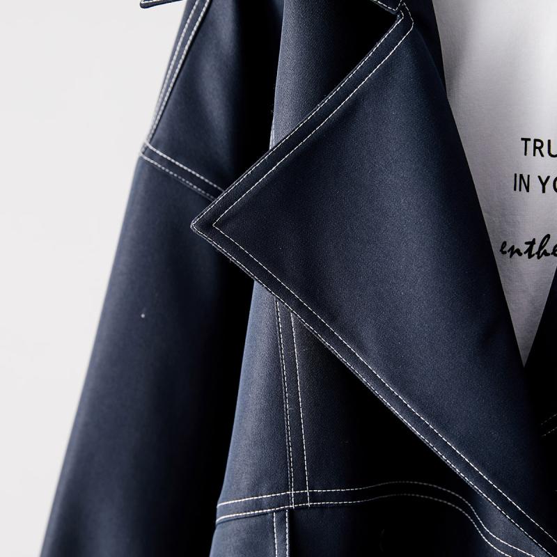 IHIMI薄款爆款风衣女士2025秋装新款上衣小个子夹克外套女春秋款,淘宝优惠券,粉丝福利购,淘宝优惠卷