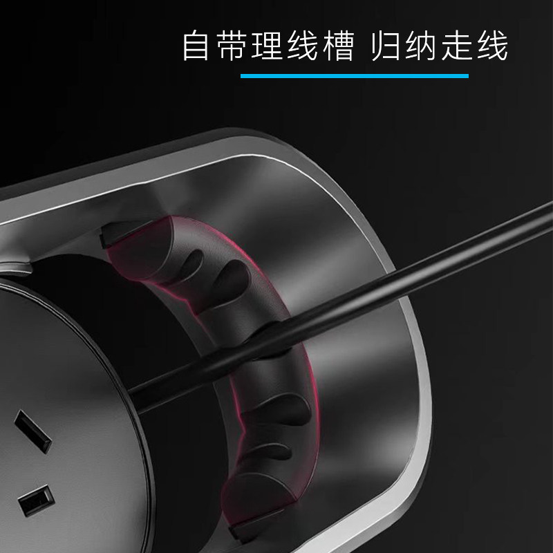 桌面旋转面盖插座多功能办公嵌入式隐藏插头线孔盖会议桌五孔排插,淘宝优惠券,粉丝福利购,淘宝优惠卷