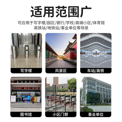 伊仕盾人脸识别翼闸人行通道防撞摆闸工地三辊闸门禁写字楼刷卡机 虎窝淘
