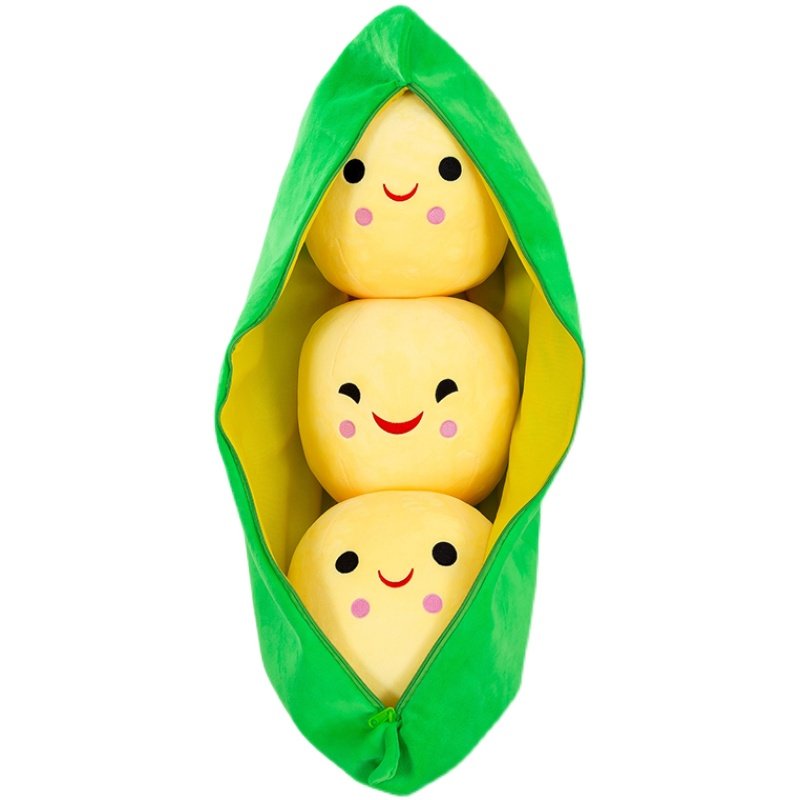 豌豆荚抱枕创意毛绒玩具可拆洗公仔儿童生日礼物女孩睡觉布娃娃萌,淘宝优惠券,粉丝福利购,淘宝优惠卷