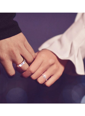 仿真情侣对戒婚礼戒指