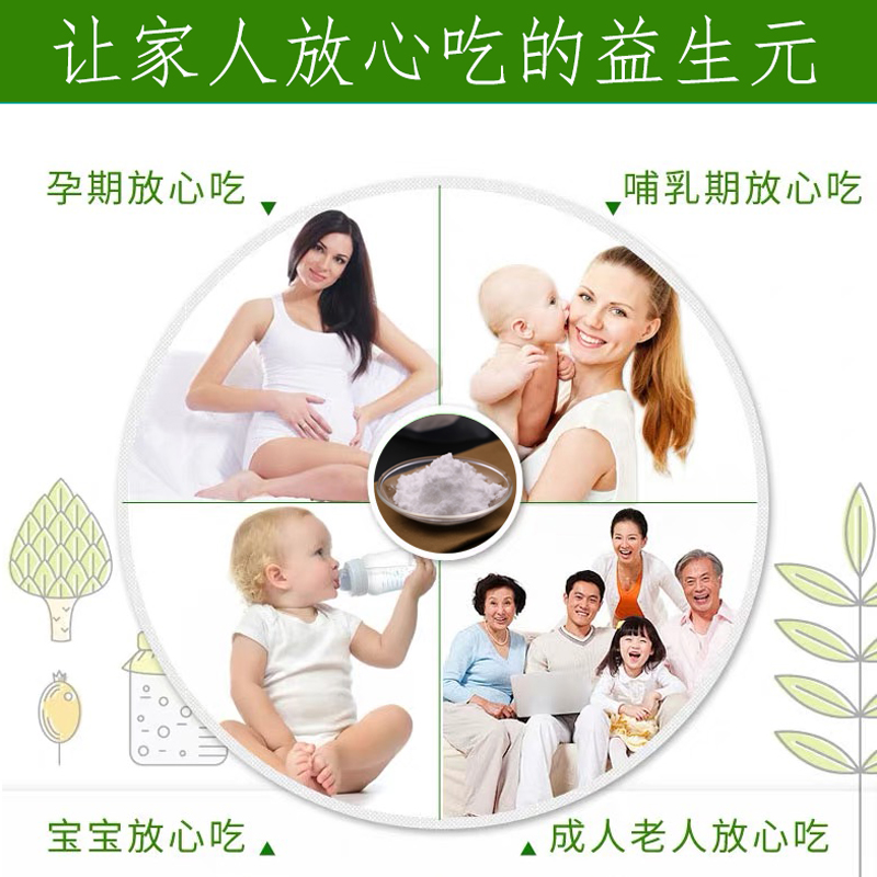 低聚果糖粉益生元菌成人双歧因子果寡糖婴幼儿童孕妇菊粉膳食纤维 - 图0