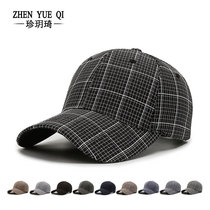 Spring New Clothing Cloth Net Version Stick Ball Cap Men Casual Sunshade Middle-aged Duck Tongue Cap Spring Autumn Season Universal Hat