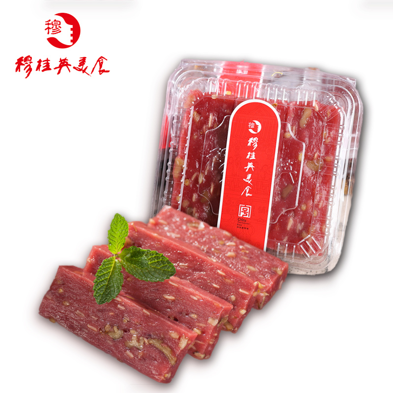 无锡特产穆桂英花色条糕单色品类90gx3条x1盒 - 图0