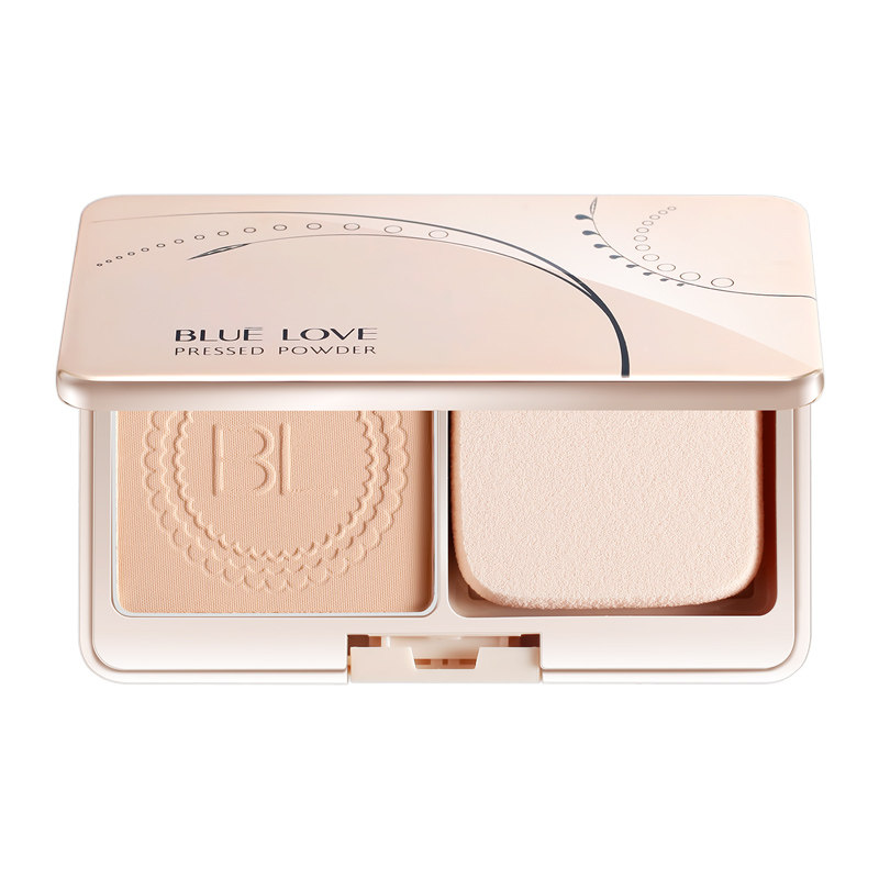 蓝色之恋干粉粉饼持久定妆控油散粉 蓝色之恋粉饼