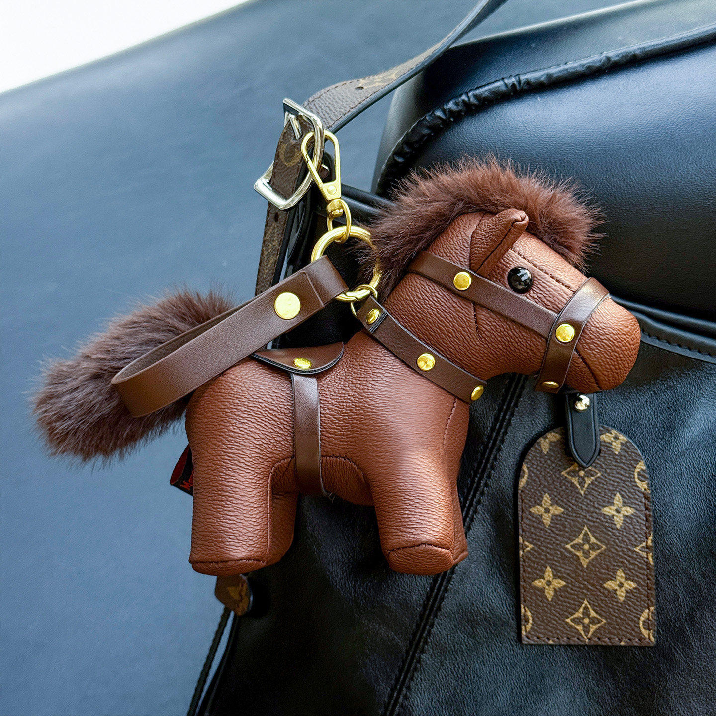 可爱皮革小马公仔挂件马年吉祥物皮玩娃娃皮质生肖马玩偶包包挂饰,淘宝优惠券,粉丝福利购,淘宝优惠卷