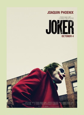 小丑Joker电影海报 宿舍房间装饰画画芯卧室拍照背景墙贴