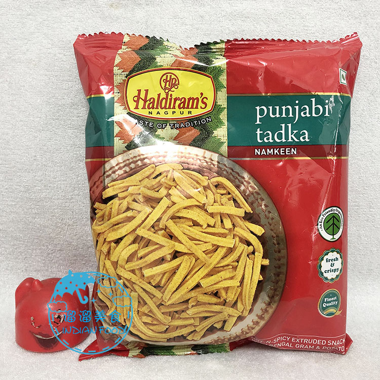 INDIAN FOOD 印度食品HALDIRAM'S PUNJABI TADKA SNACKS 小吃零食 - 图0