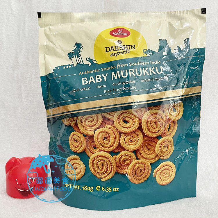 INDIAN FOOD 印度食品 零食 BABY MURUKKU 小吃 香脆酥 手指条 - 图0