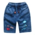 [Giải phóng mặt bằng đặc biệt] quần tây nam mùa hè quần short trẻ em quần jeans bé trai lớn màu sáng phiên bản nước ngoài Hàn Quốc - Quần jean