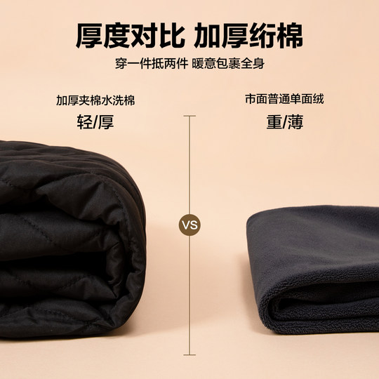 左西女童棉裤冬季加厚外穿儿童加绒裤子2025新款女孩夹棉保暖长裤