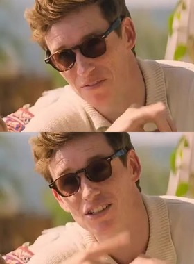 豺狼的日子小雀斑同款墨镜男款2025新款高级感痞帅气质圆框太阳镜