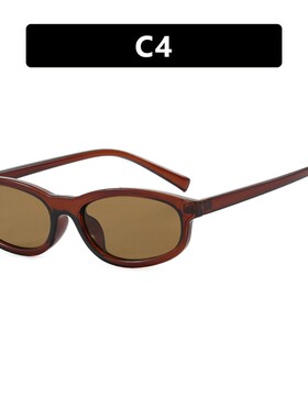 Jennie同款演唱会墨镜猫眼茶色高级网感太阳眼镜欧美辣妹风街拍女