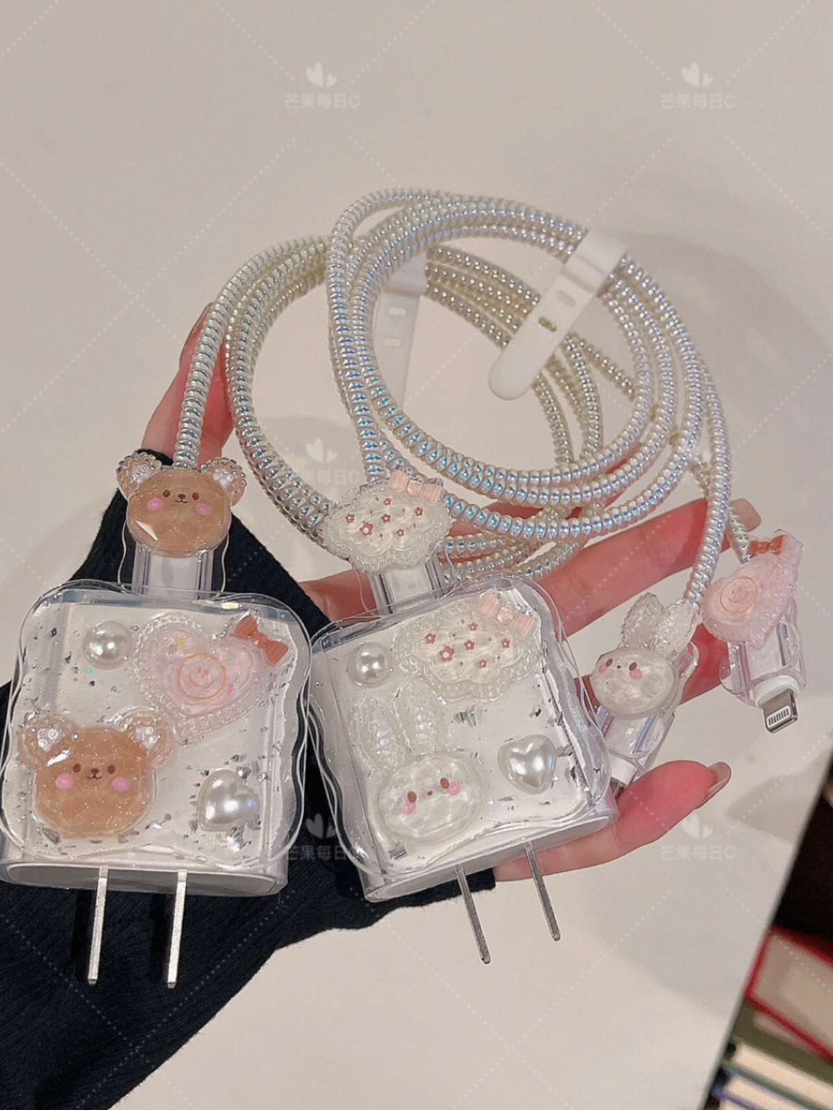 数据线保护套67/100w/120w适用小米17充电器红米note13壳k70k60 - 图3