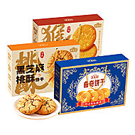 享食者猴头菇曲奇饼干礼盒装3盒共1300克
