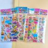 Children's stickers for boys and girls, princess cartoon stickers, 3D three-dimensional bubble sticky books, kindergarten gifts, school gifts