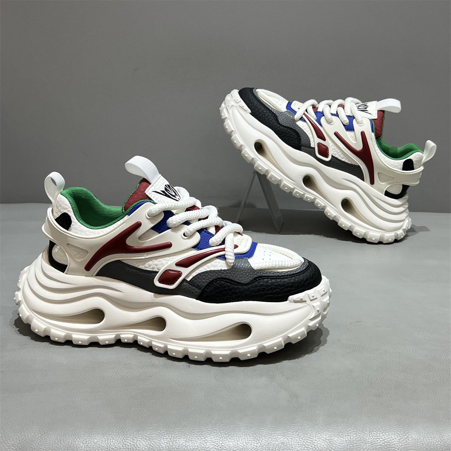 2026春季新款休闲风老爹鞋男厚底增高运动鞋百搭时尚潮流男鞋,淘宝优惠券,粉丝福利购,淘宝优惠卷