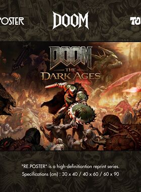 DOOM毁灭战士电影海报微喷挂画