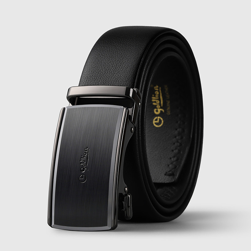 金利来皮带男士新款拉丝自动扣头层真牛皮商务经典正装男款裤腰带,淘宝优惠券,粉丝福利购,淘宝优惠卷