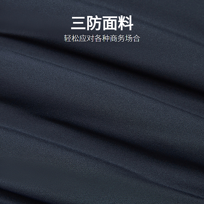 【三防】金利来25秋冬新款男士羽绒服抑菌鹅绒衬衫式翻领夹克外套 - 图2