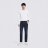 Goldlion 2026 autumn and winter new men's jeans whiskers washed straight light business trousers