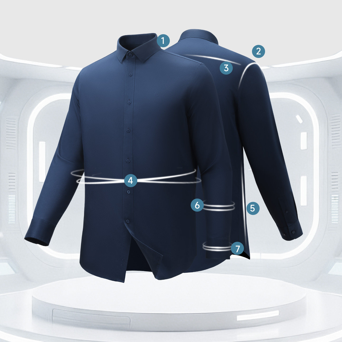 【免烫衬衫】金利来秋冬新款男士衬衣纯棉易打理商务白衬衫长袖男,淘宝优惠券,粉丝福利购,淘宝优惠卷