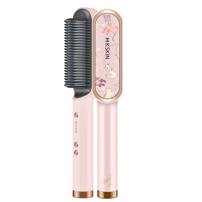 levitt hair brush straightener