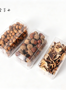 【一盒果实】天然植物果实干果手工diy材料幼儿环创标本收集展示